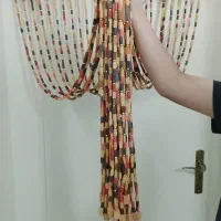 پرده چوبی رنگی  ریسه ای نو