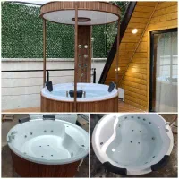 وان جکوزی حمام سه و دونفره گرد