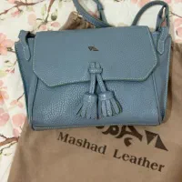 کیف چرم مشهد آبی