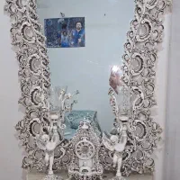 آینه شمعدان ساعت عروس..تمیز و کاملا نو