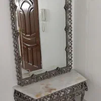 آینه و کنسول برنجی