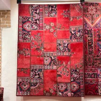 فرش دستبافت سه متری چهل تکه