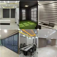 پرده زبرا رومن رنگبندی