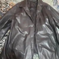 کاپشن چرم خارجی ایکس لارج بزرگ