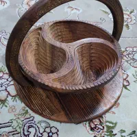 ظرف سرو پذیرایی چوبی شیک