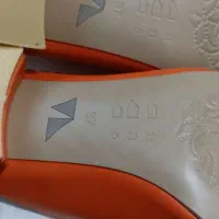 صندل چرم مشهد نارنجی نو
