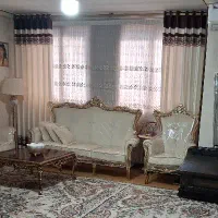 پرده حریر به همراه دو والان. سالم