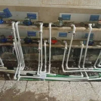 لوله کشی آب و گاز  و شستشوی مخزن آب