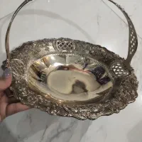 ظرف پذیرایی سیلور پلیت معروف به سبد کیک اروپایی