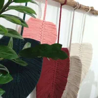 دیوار کوب مکرومه