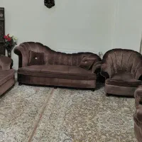 فروش مبل راحتی فوری 9 نفره با میز تلویزیون و میز