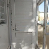 upvc درب  pvc با چهارچوب فلزی