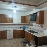 کابینت تمام ام دی اف به همراه سینک و گاز و هود