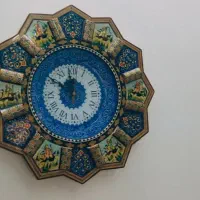 ساعت دیواری مینا کاری