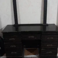 میز توالت و قاب آینه  چوب اصل