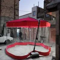 سایبان زمستانی تاشو چتری  آلاچیق متحرک