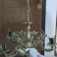 لوستر 6شاخه برنجی