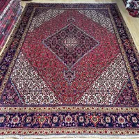 فرش ۹ متری ماهی تبریز زمینه نارنجی