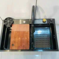 سینک ظرفشویی آبشاری ( پیانویی )