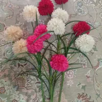 چهار شاخه گل داوودی  در حد نو
