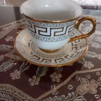 فنجان نعلبکی طلا کوب