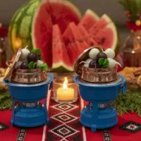 گاری و چراغ شب یلدا