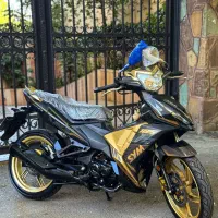 موتور sym لاکی ۱۸۵ abs شال طلا درحد خشک