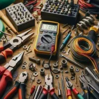 برق برقکار دوربین صنعتی تابلو برق ساختمان