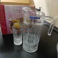 یک دست پارچ و لیوان لومینارک اصل