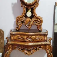 ساعت چوبی رومیزی لاکچری
