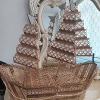 کشتی عمارتی بزرگ بسیار زیبا برای دکور
