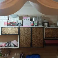 کابینت  فلزی صحیح وسالم  3/5بالا و3/5پایین