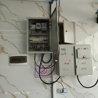 برق کارساختمان مونتاژ تابلو تعمیر پمپ آب بالابر