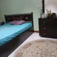 تخت دونفره ۱۶۰دراور وعسلی اینه
