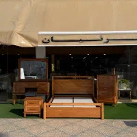سرویس خواب تمام چوب مدل دلفین