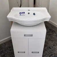 روشویی کابینتی PVC نو