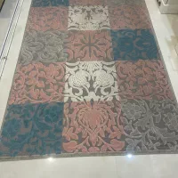 فرش فانتزی گل برجسته