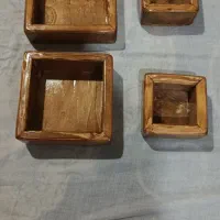 ست چوبی ۴ عددی