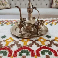 مجموعه  برنجی گلابدون و جام