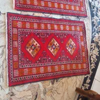 ۲تخته قالیچه دستباف