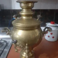 سماور زغالی برنز  آکبند