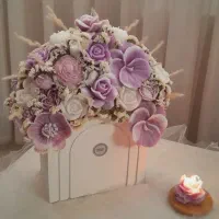 باکس گل شمعی/شمع