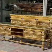 لوکسترین و بروزترین اینه کنسول ومیز تی وی تمام چوب
