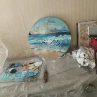 تابلو نقاشی رنگ روغن