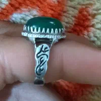 انگشتر عقیق سبز