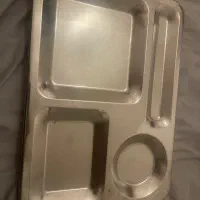 ظرف سرو چهار خانه استیل