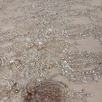 دوتا پارچه گیپور کار دست خریداری شده از دبی