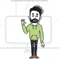 ساخت پاورپوینت و اریه + توضیح با کارکتر انیمیشنی