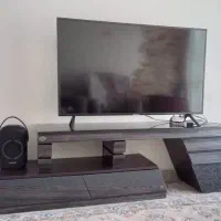 میز تلویزیون mdf قهوه ایی متحرک