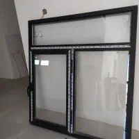 پنجره دوجداره آلمینیوم نو آماده نصب